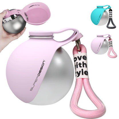 Stainless Steel Pet Travel Water Bottle