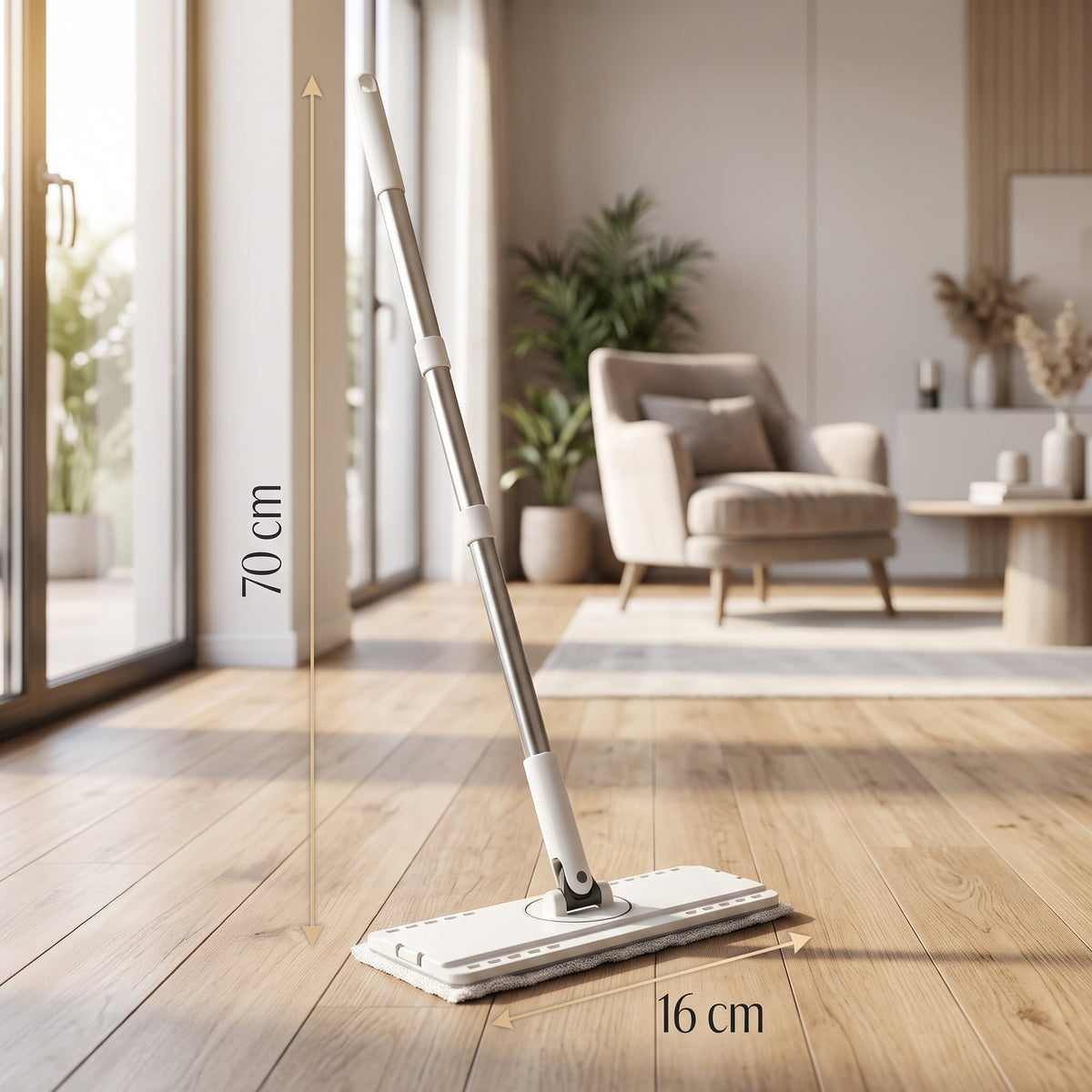Premium Yengeç Mop - Tüm Bezlerle Uyumlu