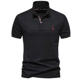 Camisa-Polo-Masculina-Preta-Modelo-Mark 