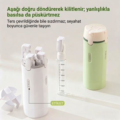OmniVial | Akıllı 4'ü 1 Arada mini Şampuan - Kişisel bakım