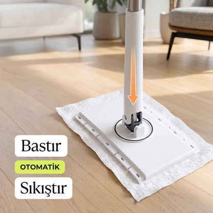 Premium Yengeç Mop - Tüm Bezlerle Uyumlu