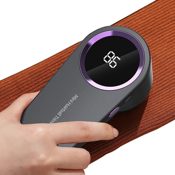 Digital Display Electric Fabric Shaver – USB Rechargeable Lint Remover