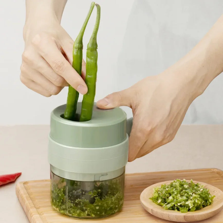 ChopEase 5-in-1 Cordless Electric Vegetable Chopper