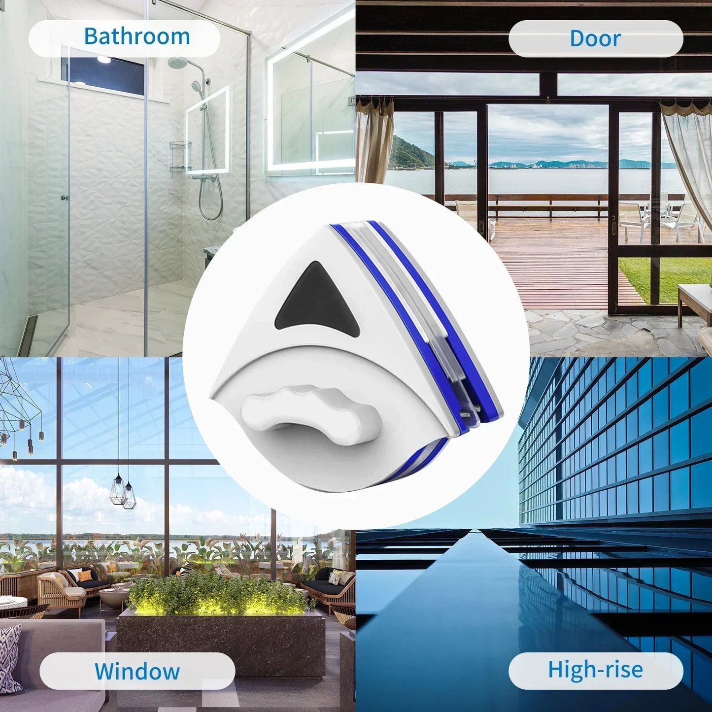 LuxeGlide Pro Magnetic Window Cleaner