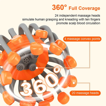 NeuroPulse 360: 5-Mode Electric Head Massager