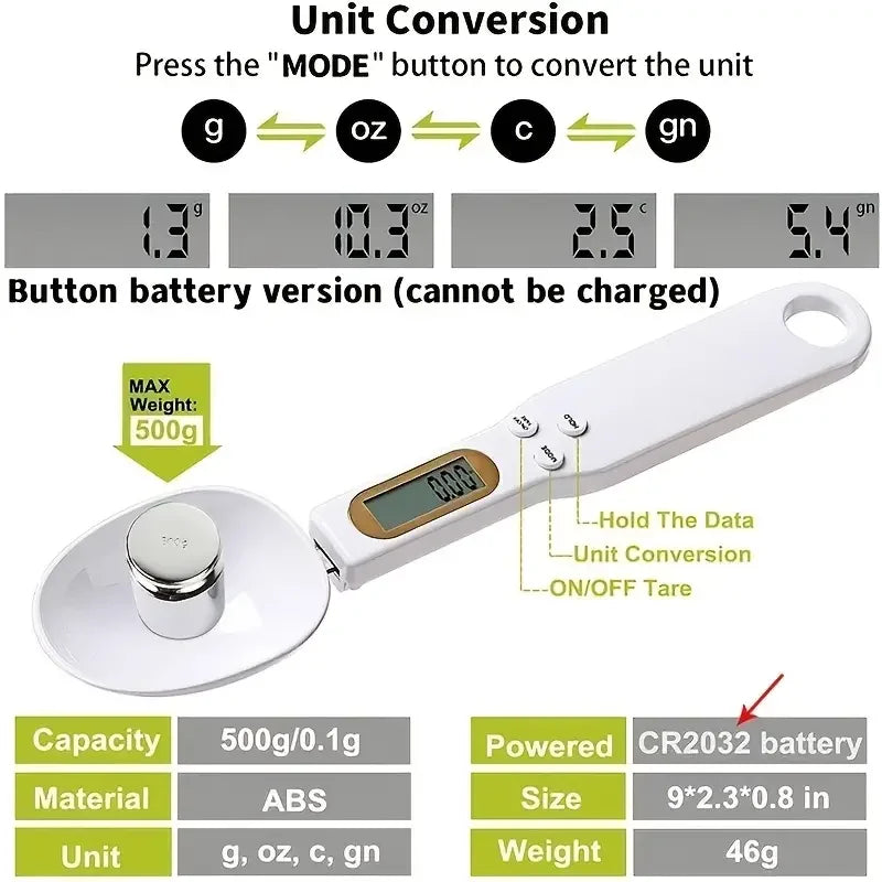 SpoonScale Precision 0.1g Digital Scale
