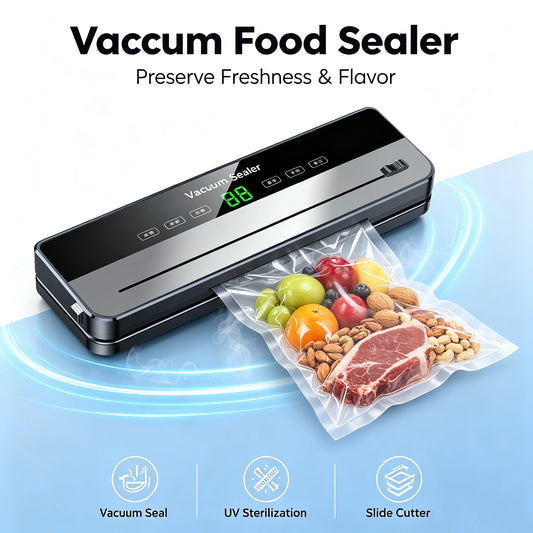 Automatic Digital Vacuum Sealer with Built-in Cutter
