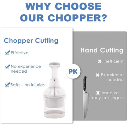 Premium Manual Hand Vegetable & Garlic Chopper