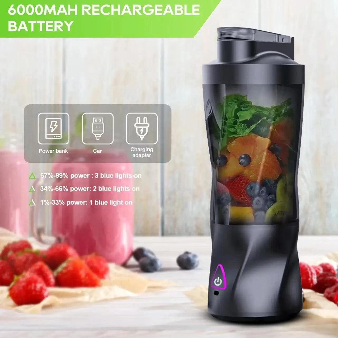 BlendGo Portable Smoothie Bottle