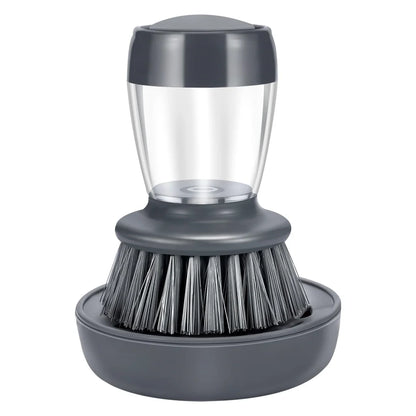 Press-to-Dispense Liquid Dish Soap Scrubber