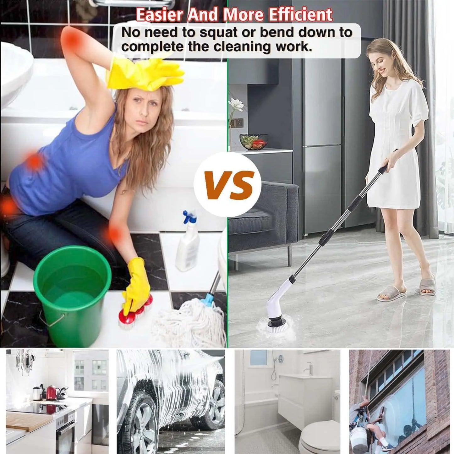 SpinGlide Cordless Deep Cleaning Scrubber