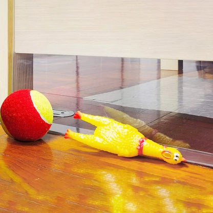 Clear Under Furniture Gap Guard – Invisible Toy & Pet Blocker for Sofas, Beds & Cabinets