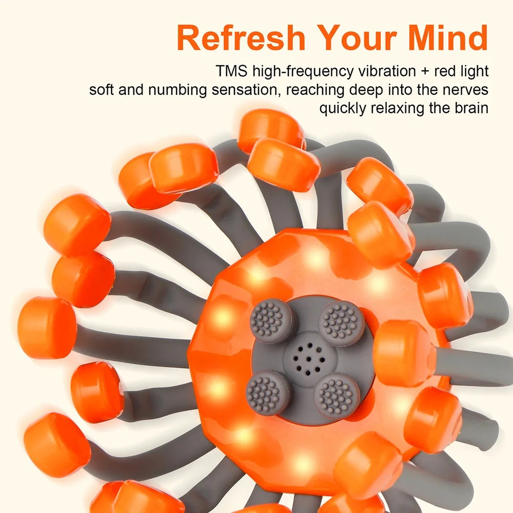 NeuroPulse 360: 5-Mode Electric Head Massager