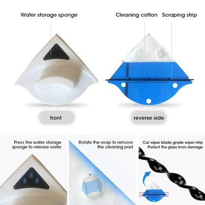 LuxeGlide Pro Magnetic Window Cleaner