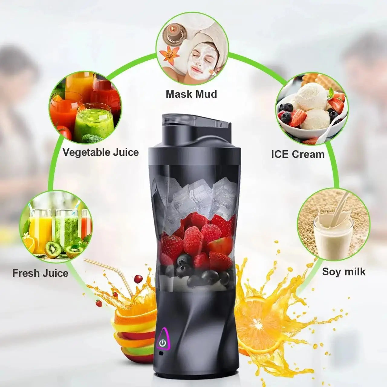 BlendGo Portable Smoothie Bottle