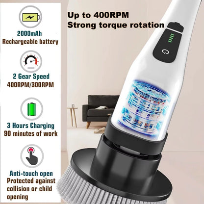 SpinGlide Cordless Deep Cleaning Scrubber