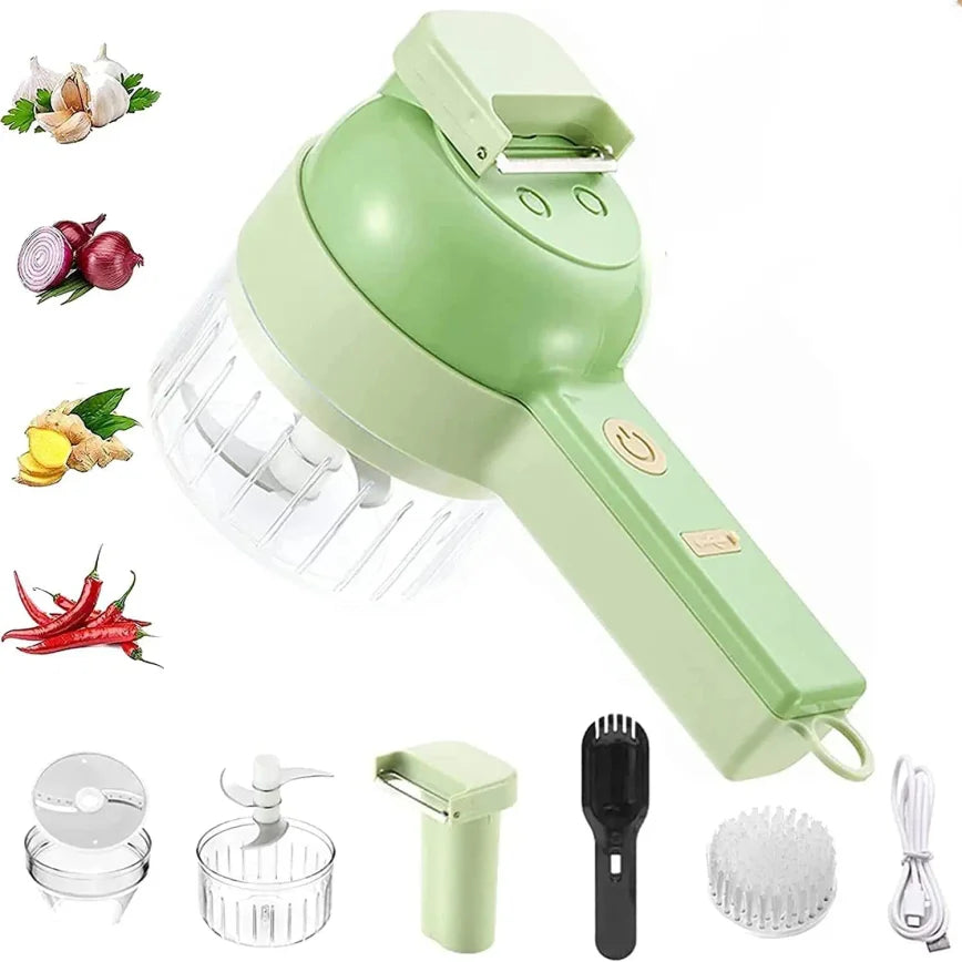 ChopEase 5-in-1 Cordless Electric Vegetable Chopper