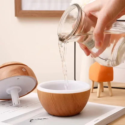 AuraWood Ultrasonic Aroma Diffuser & Humidifier