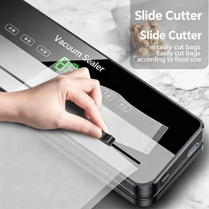 Automatic Digital Vacuum Sealer with Built-in Cutter