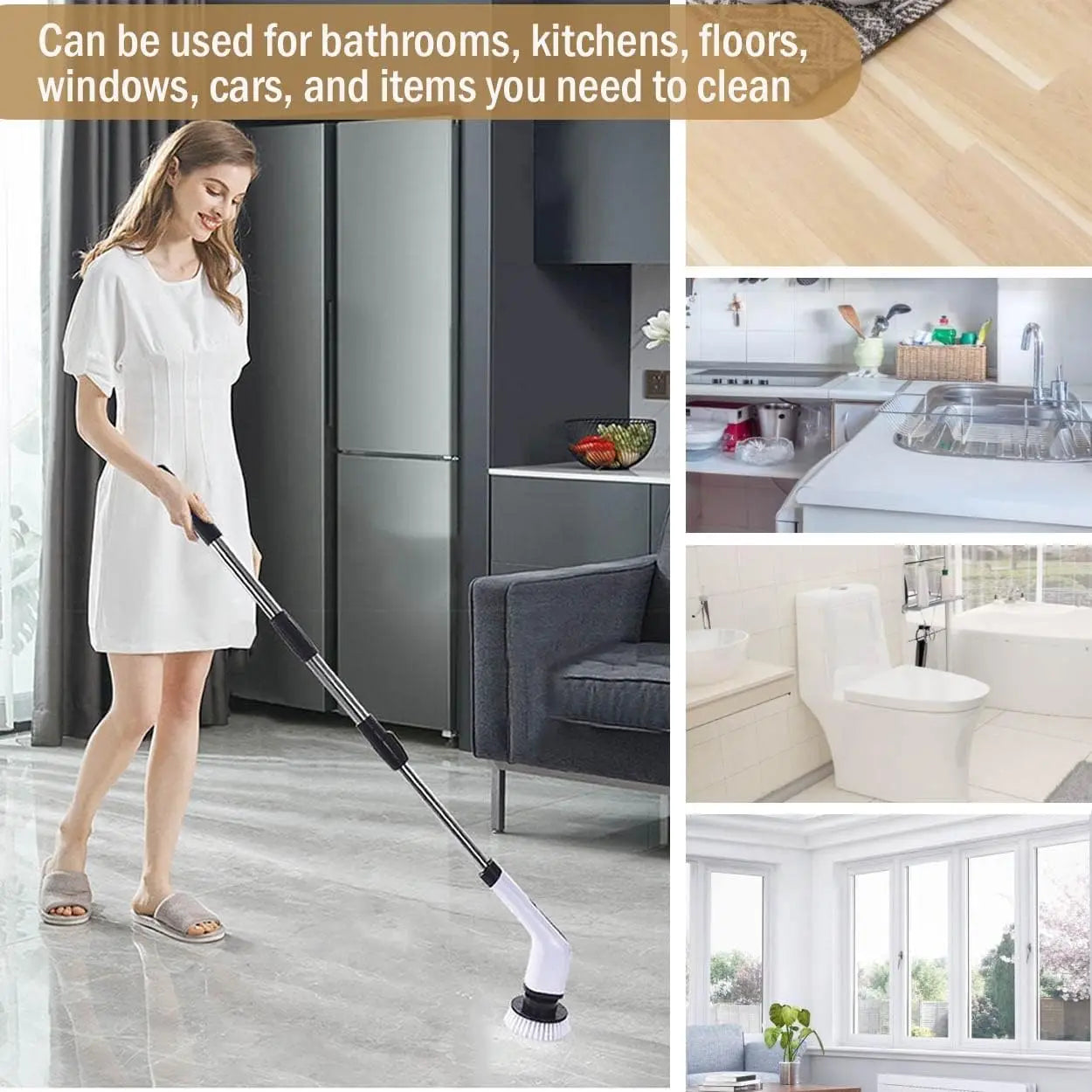 SpinGlide Cordless Deep Cleaning Scrubber