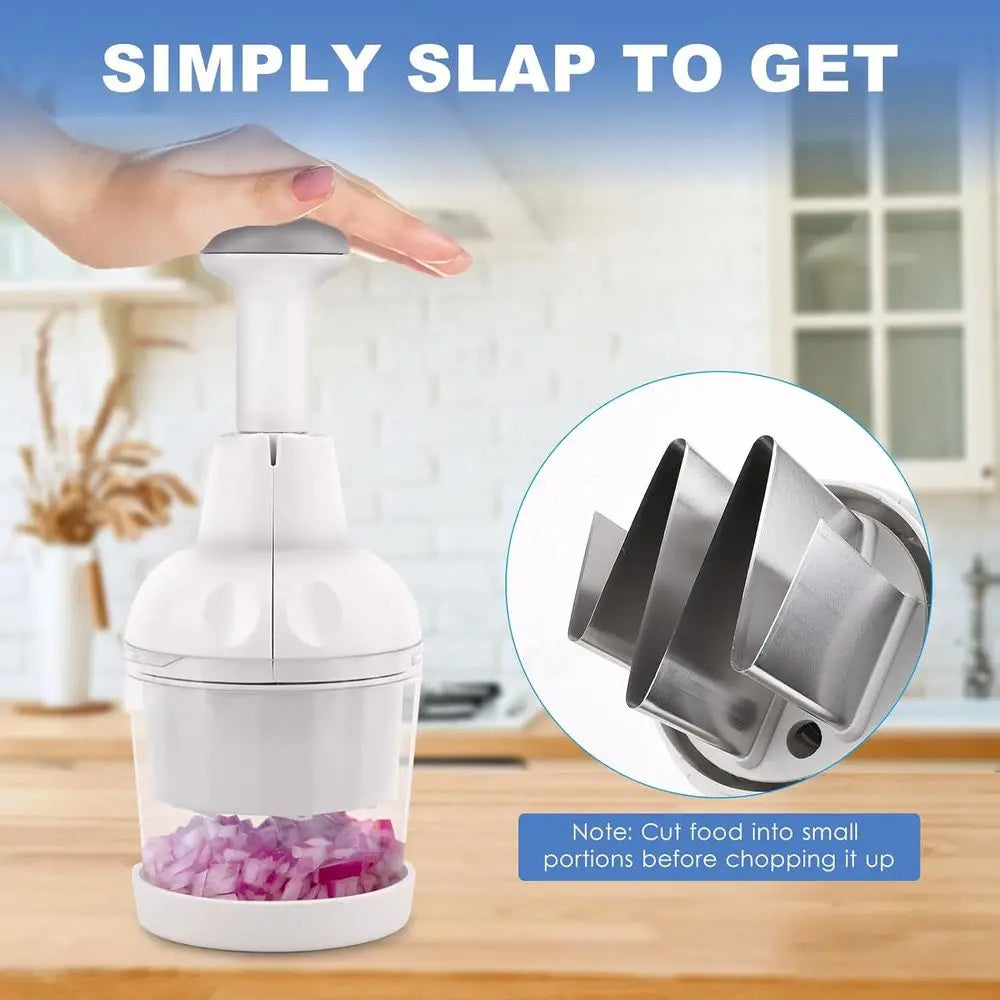 Premium Manual Hand Vegetable & Garlic Chopper