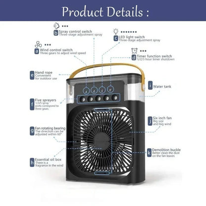 Portable Air Cooler with Humidifier