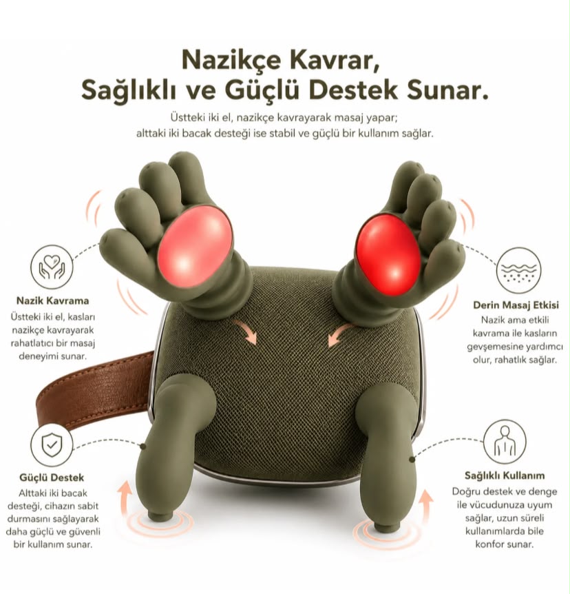 Isıtmalı Boyun & Omuz Masaj Aleti