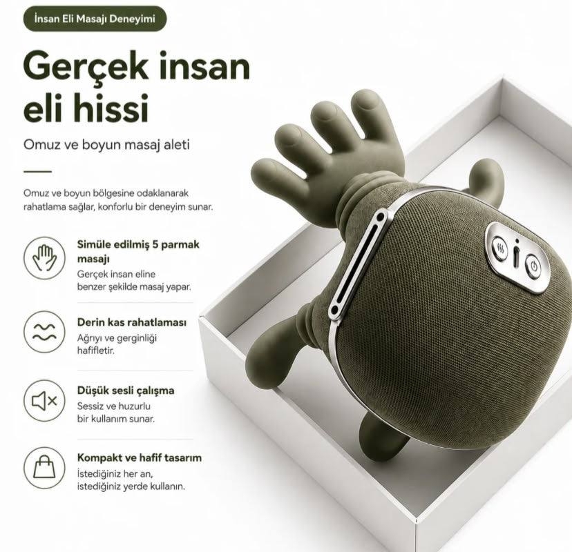 Isıtmalı Boyun & Omuz Masaj Aleti