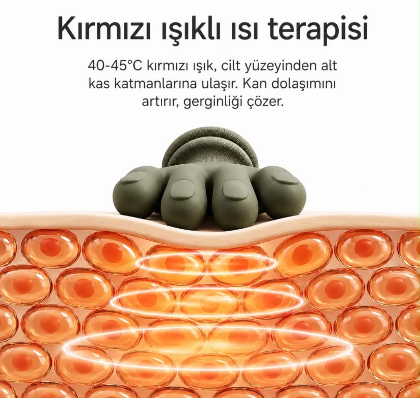 Isıtmalı Boyun & Omuz Masaj Aleti
