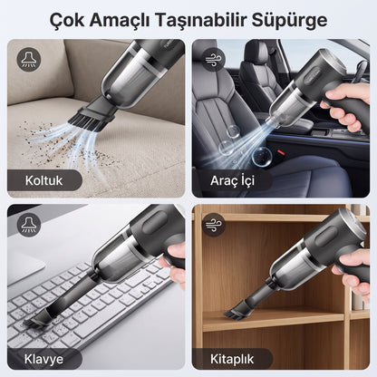 VeloDrive Islak & Kuru Taşınabilir Süpürge